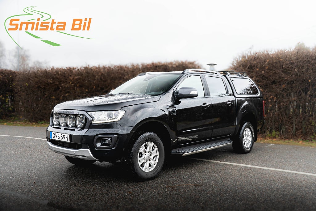 Ford ranger Bi-Turbo 4x4 Wildtrak KÅPA LÄDER D-VÄRMARE MOMS 213hk