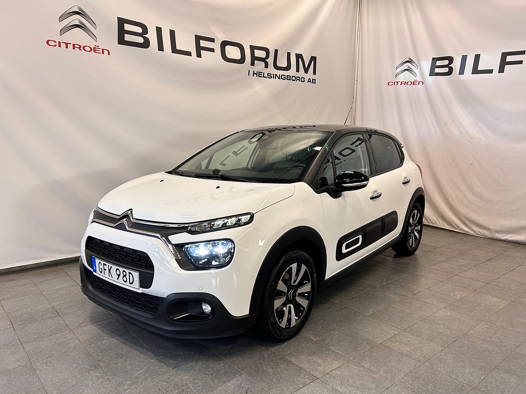 Citroën C3 110 HK AUT SHINE EXCLUSIVE |Kamera|GPS|Vhjul|