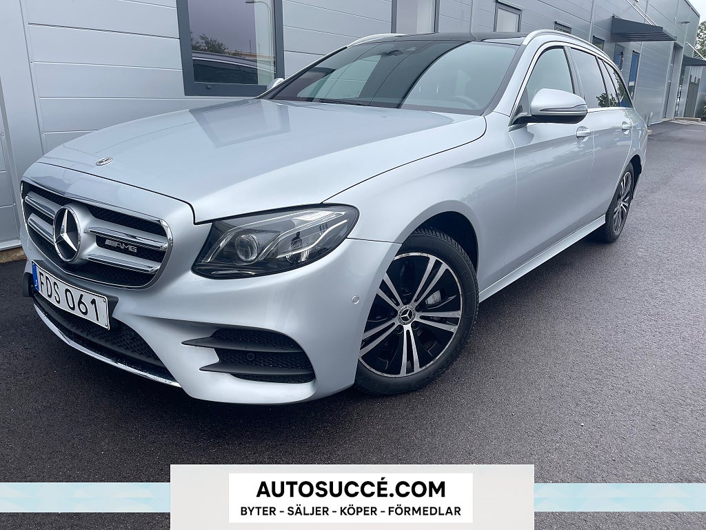 Mercedes-Benz E 220 T d AMG Line Euro 6 Dragkrok Pano Naviga