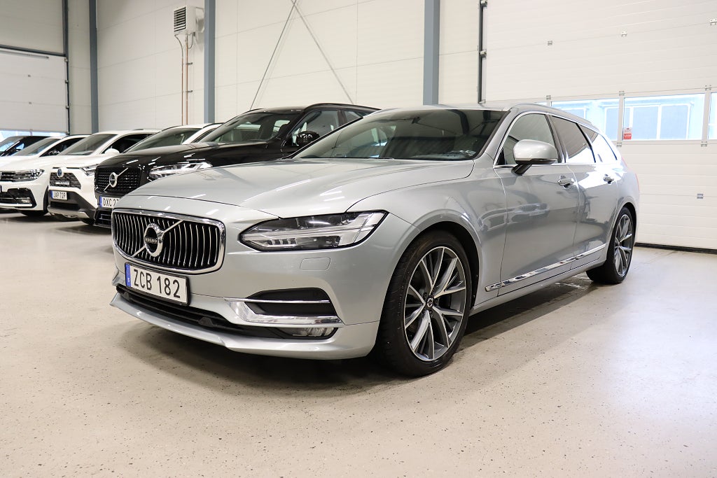 Volvo V90 D4 AWD Inscription Drag Pano Läder P-Värmare 190hk