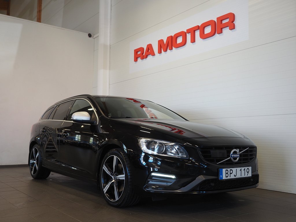 Volvo V60 D4 190hk Geartronic R-Design |Drag|Navi|Kamera| 2017