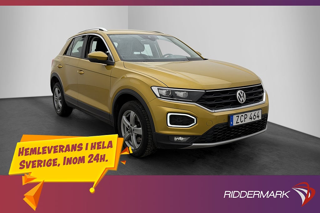 Volkswagen T-Roc 1.0 TSI 116hk Base CarPlay Rattvärme