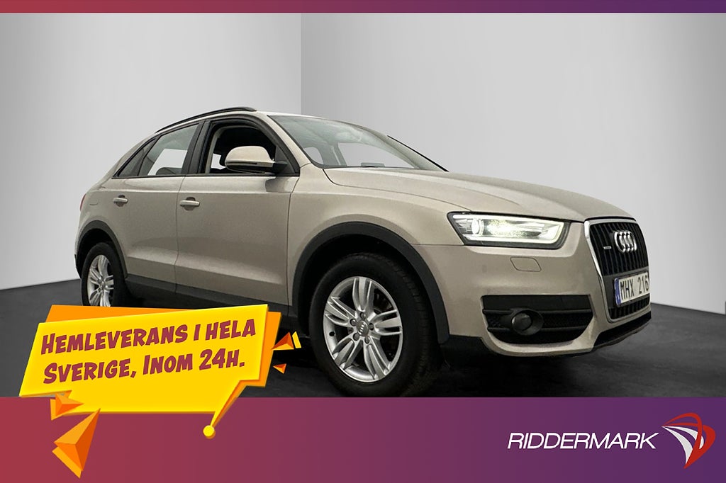 Audi Q3 2.0 TFSI Quattro 211hk Värmare Sensorer Två-Brukare