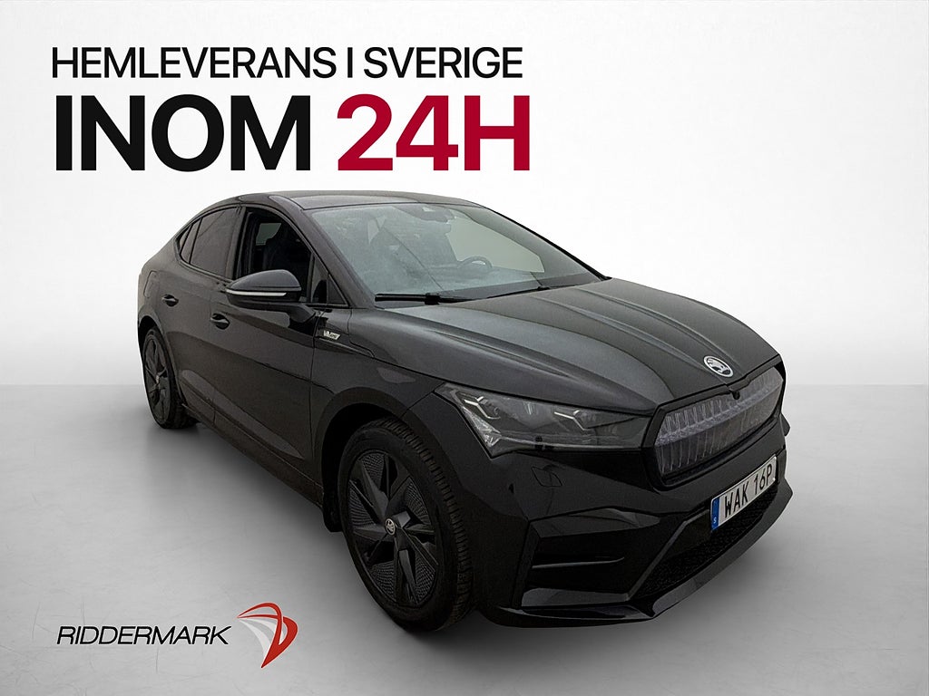 Skoda Enyaq Coupé RS iV AWD Pano Crystal-Face Dragkrok MOMS