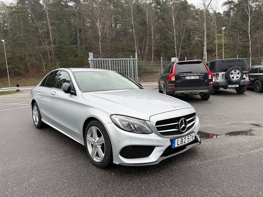Mercedes-Benz C 220 d 4MATIC 7G-Tronic 170hk AMG Navi Kamera D-Värmare Burmester