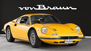 Trots att Ferrarin är från 1971 har bilen endast rullat 390 mil. 