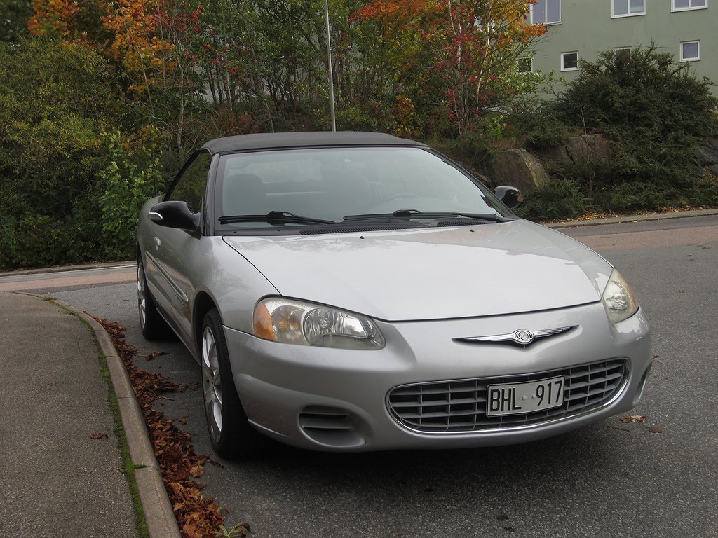Chrysler Sebring Cabriolet 2.7 V6 Automatisk, 203hk, 2001