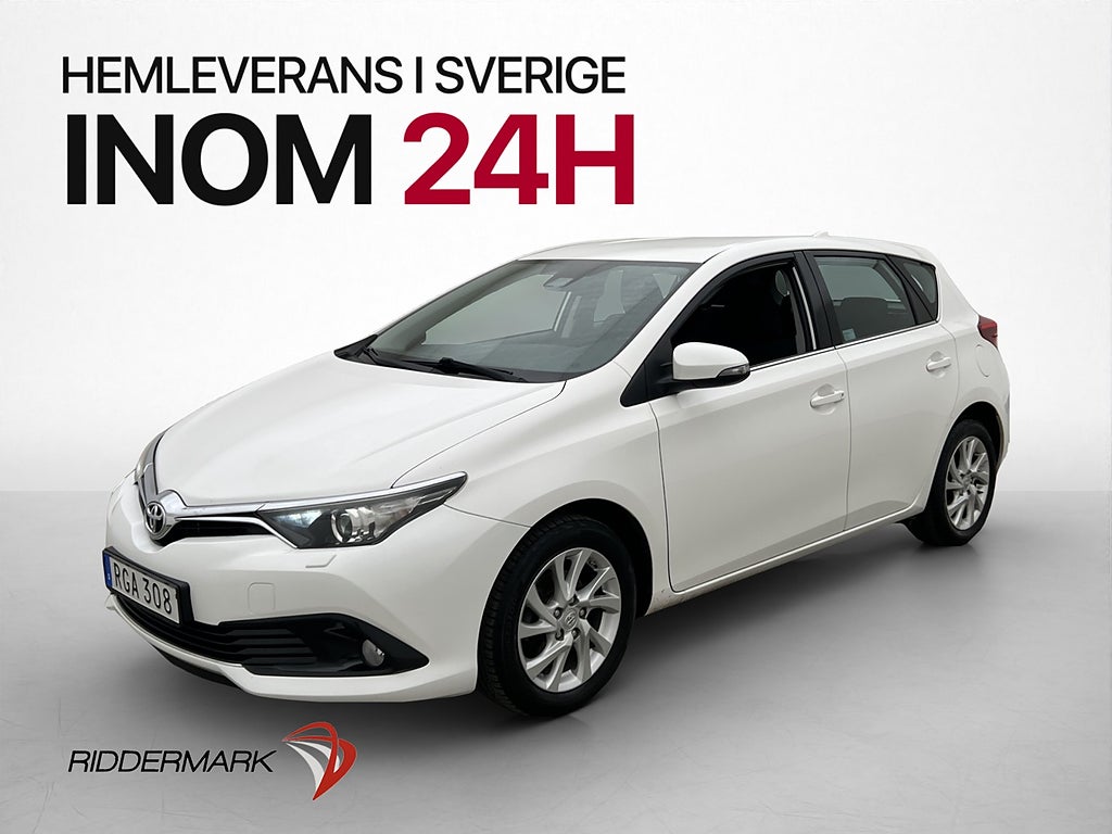Toyota Auris 1.2 116hk Active Kamera Farthållare Bluetooth