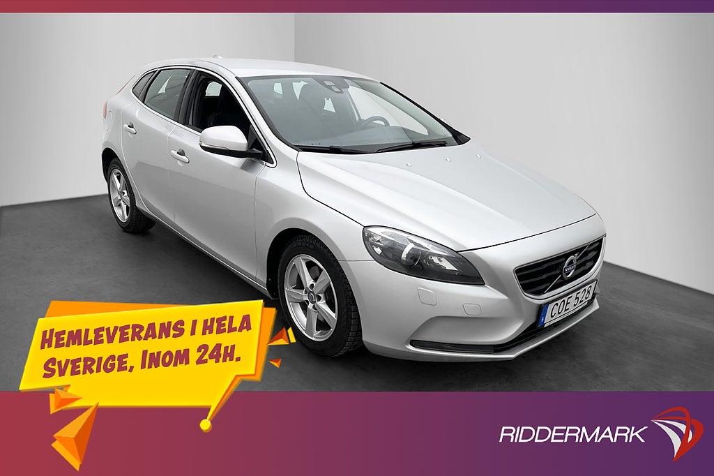 Volvo V40 D2 Momentum VOC D-Värmare Sensorer Halvskinn Drag