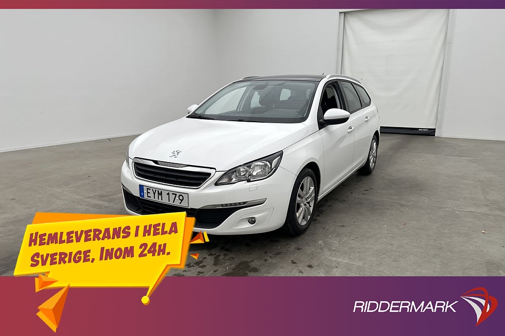 Peugeot 308 SW 131hk Pano Navi P-Sensorer Farthållare