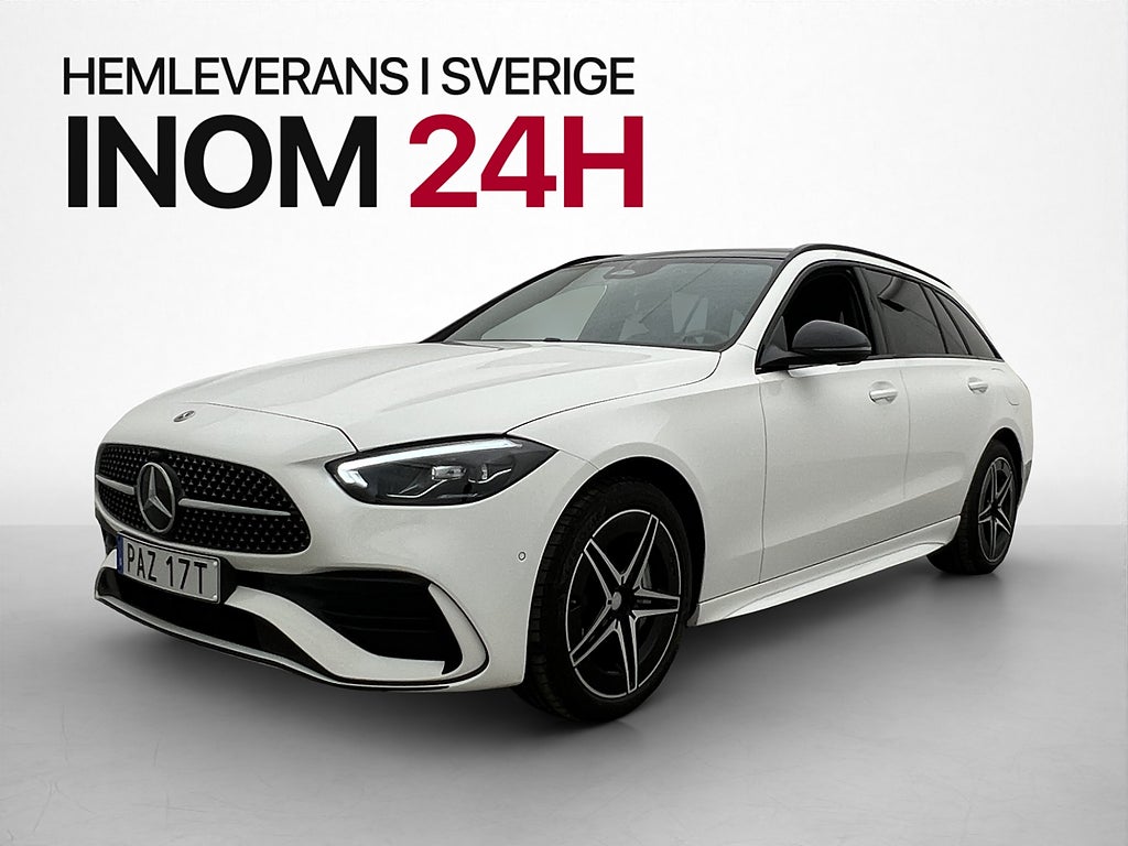 Mercedes-Benz C 300 T d 4M AMG MOMS Pano Burm Drag Kamera