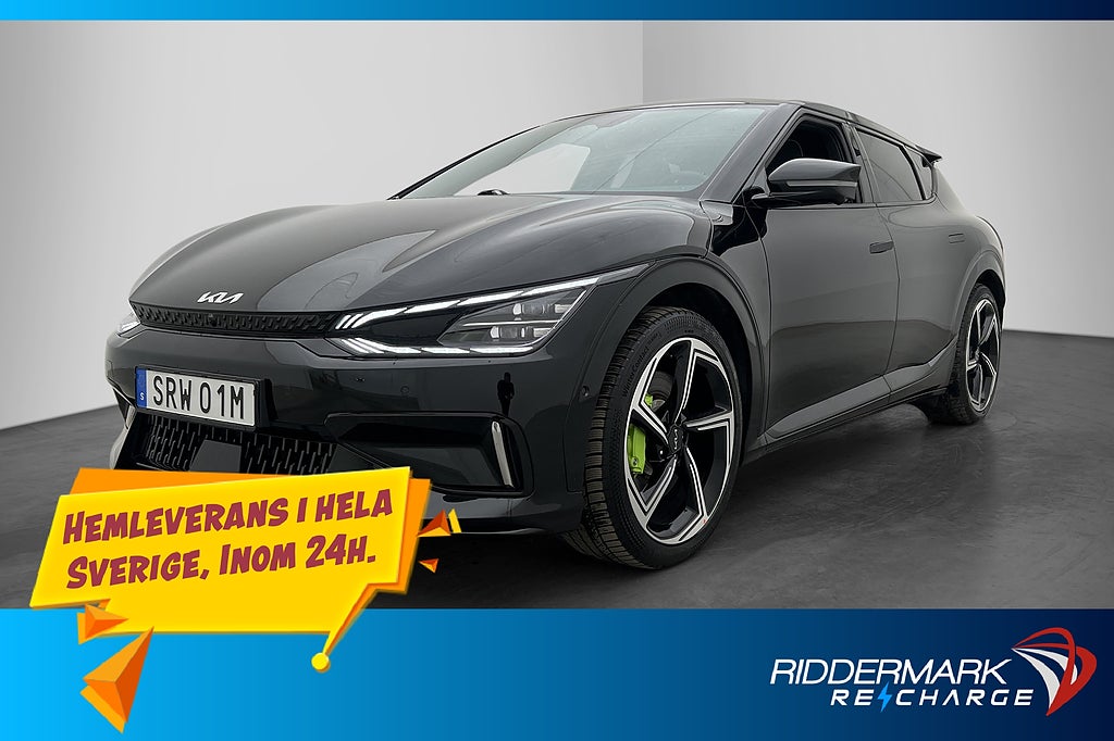 Kia EV6 GT 585hk Taklucka Meridian Head up Dragkrok 360 MOMS