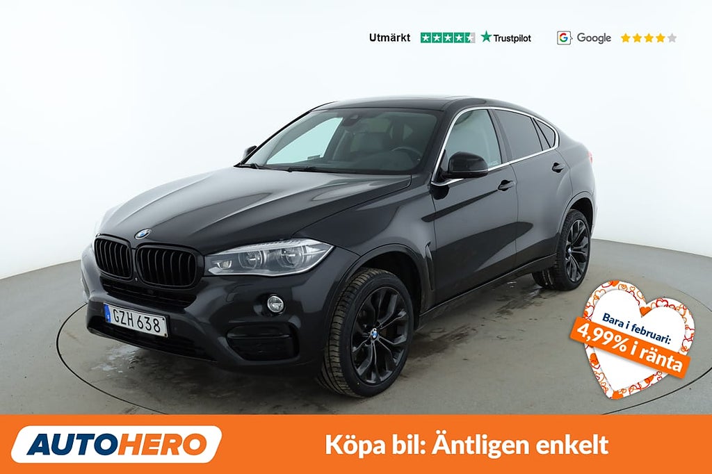 BMW X6 xDrive30d / HUD, Taklucka, Värmare, H/K