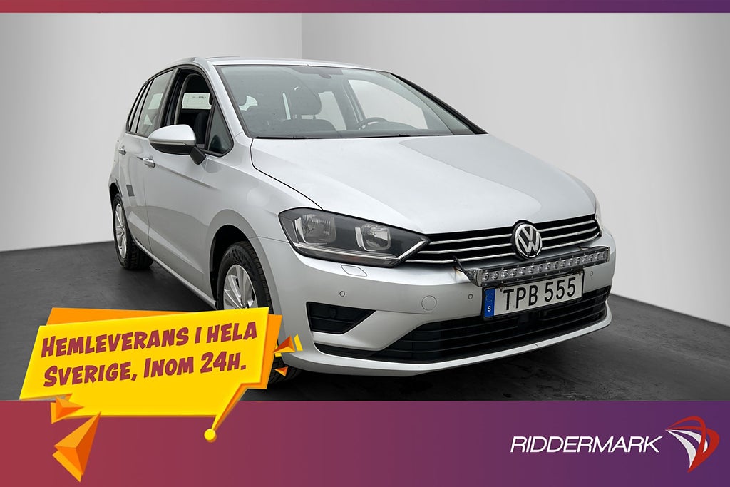 Volkswagen Golf Sportsvan 110hk Sensorer Bluetooth 0.50l/mil