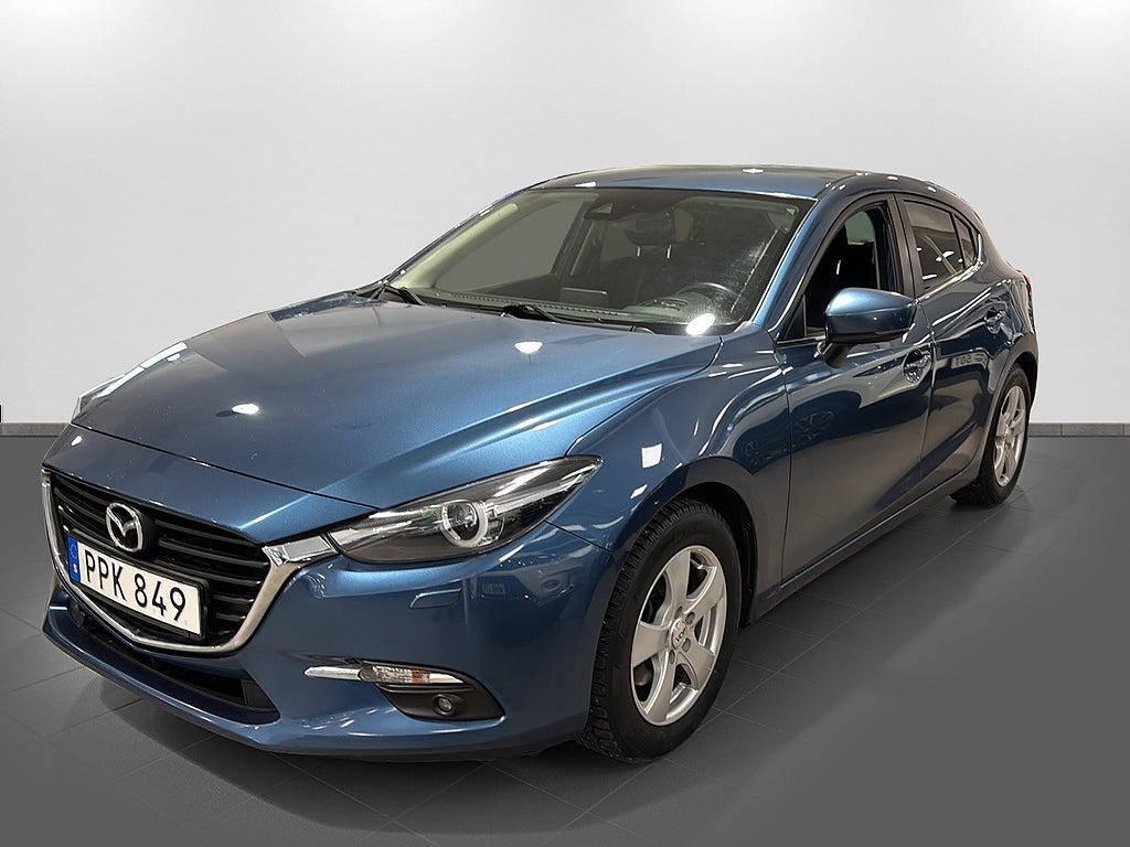 Mazda 3 165HK Vinterhjul Motorvärmare Navigation Rattvärme
