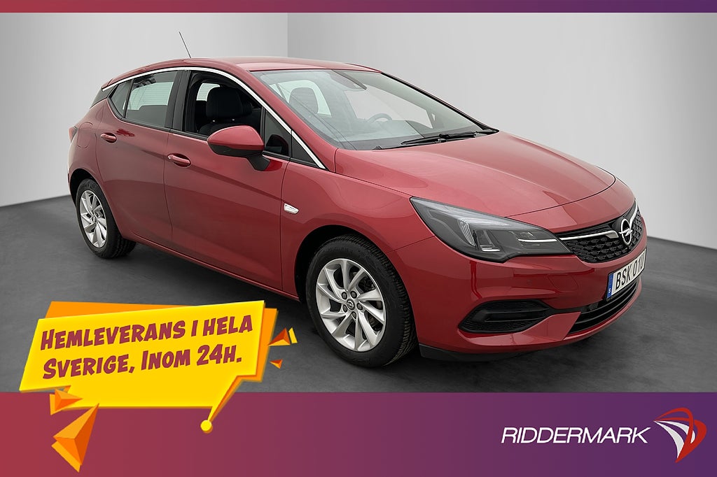 Opel Astra 145hk Elegance Kamera Navi Halvskinn Rattvärme