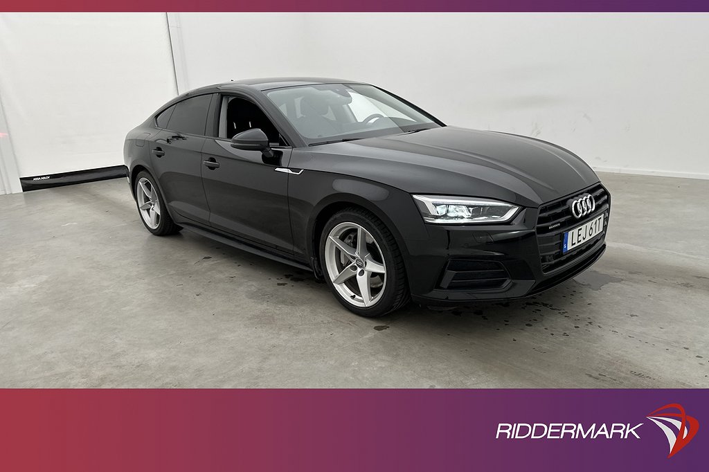 Audi A5 Sportback 45 TFSI Q 245hk Proline Sensorer Välservad