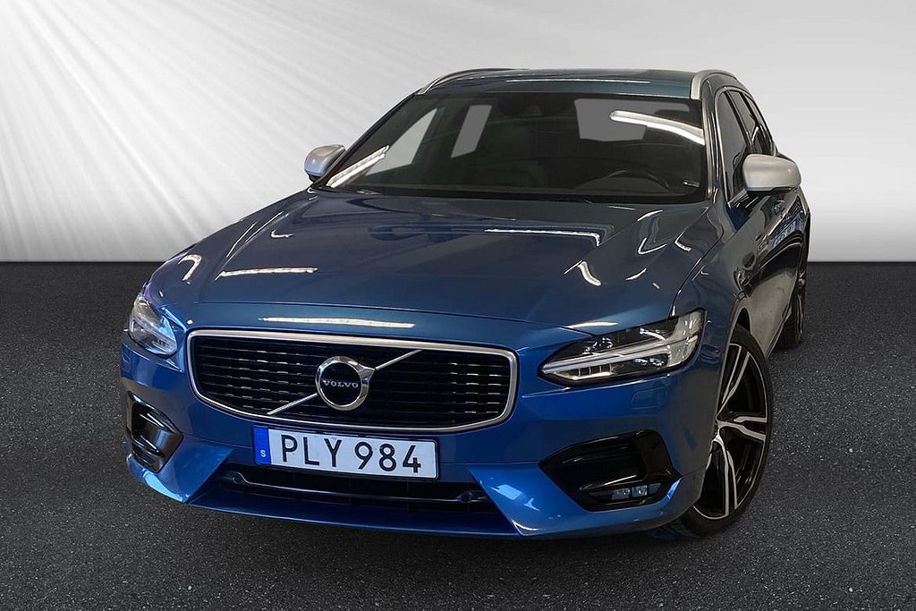 Volvo V90 D4 R-Design Drag VOC Alcantara Värmare