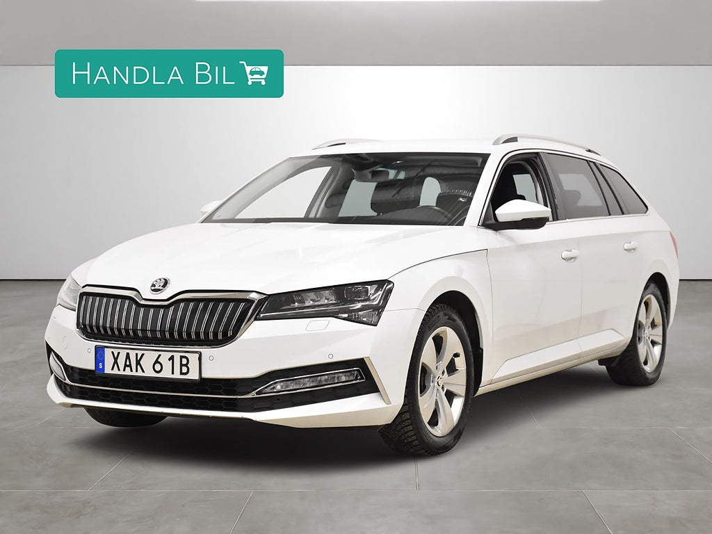 Skoda Superb iV 1.4 Plug-in Style B-värm Navi Rattv Drag Moms SoV-hjul