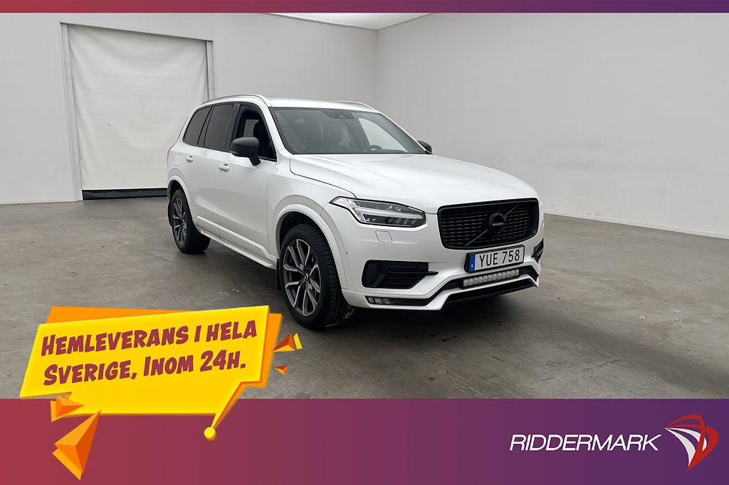 Volvo XC90 D5 AWD 235hk R-Design Värmare  B&W HUD Drag BLIS