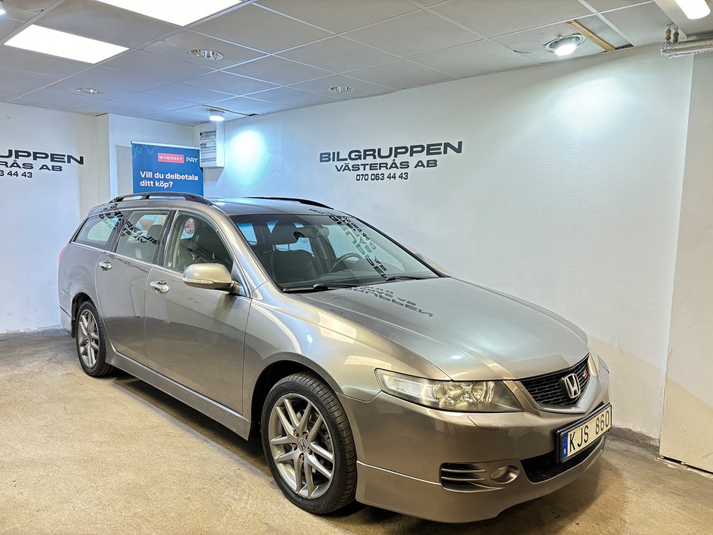 Honda Accord Tourer 2.4 Type-S 190HK / Ny Bes / Drag / 6-Väx