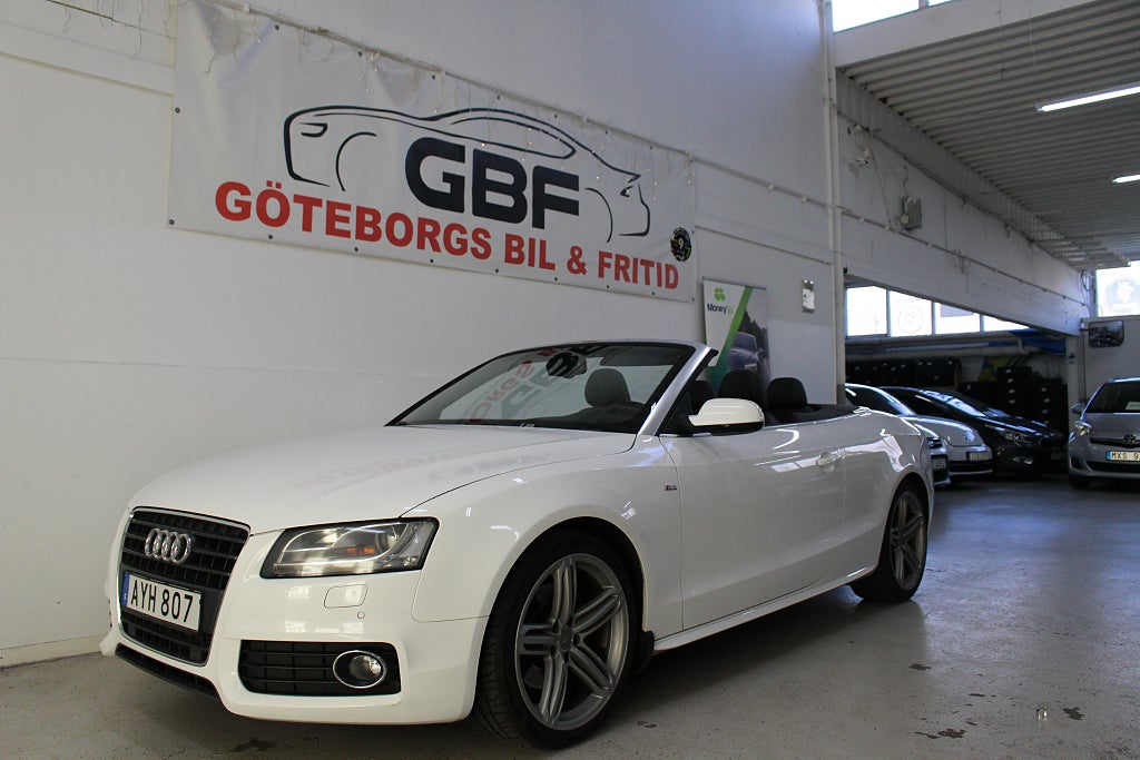 Audi A5 Cabriolet 2.0 TFSI  211Hk * 10579 Mil / Svensksåld *