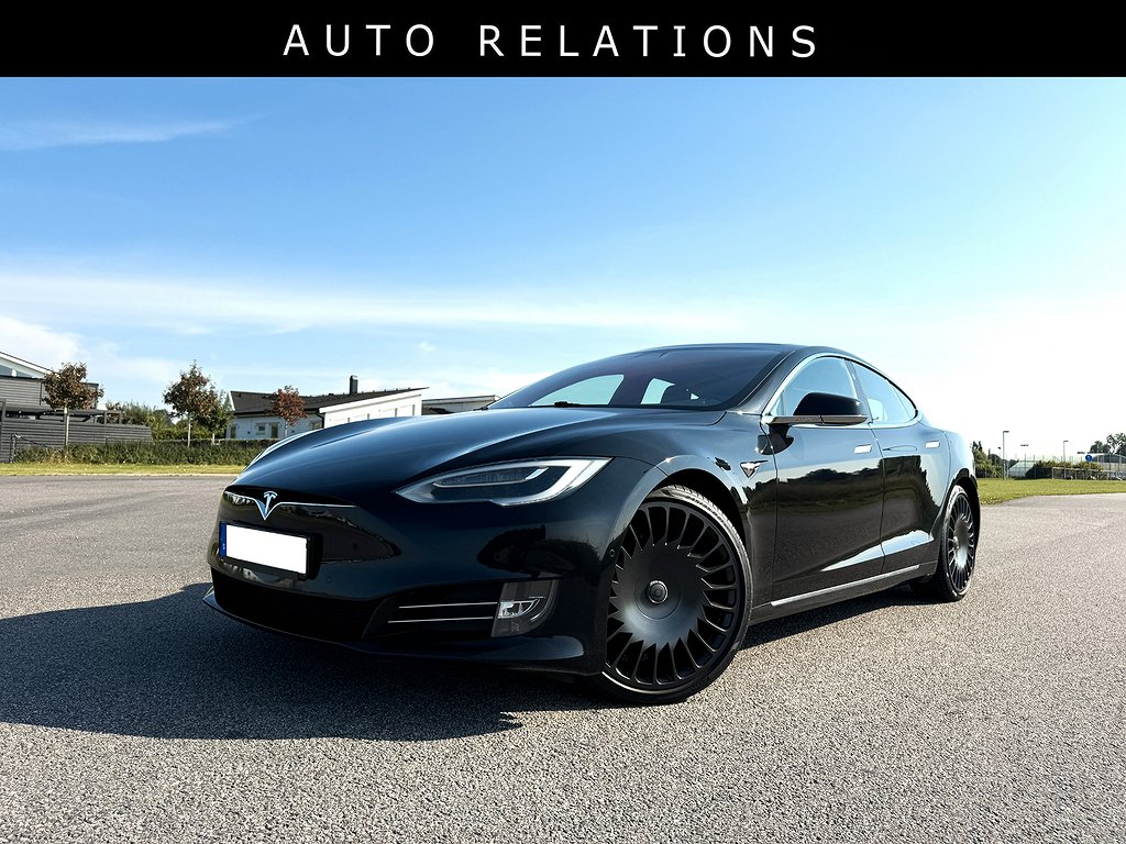 Tesla Model S 90D AWD FSD 21" New Aero MOMS Svensksåld 2Ägar