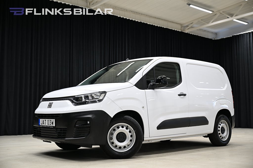 Fiat E-Doblò Van 136HK Backkamera|Nybil|Backkamera|AppleCarplay|Moms