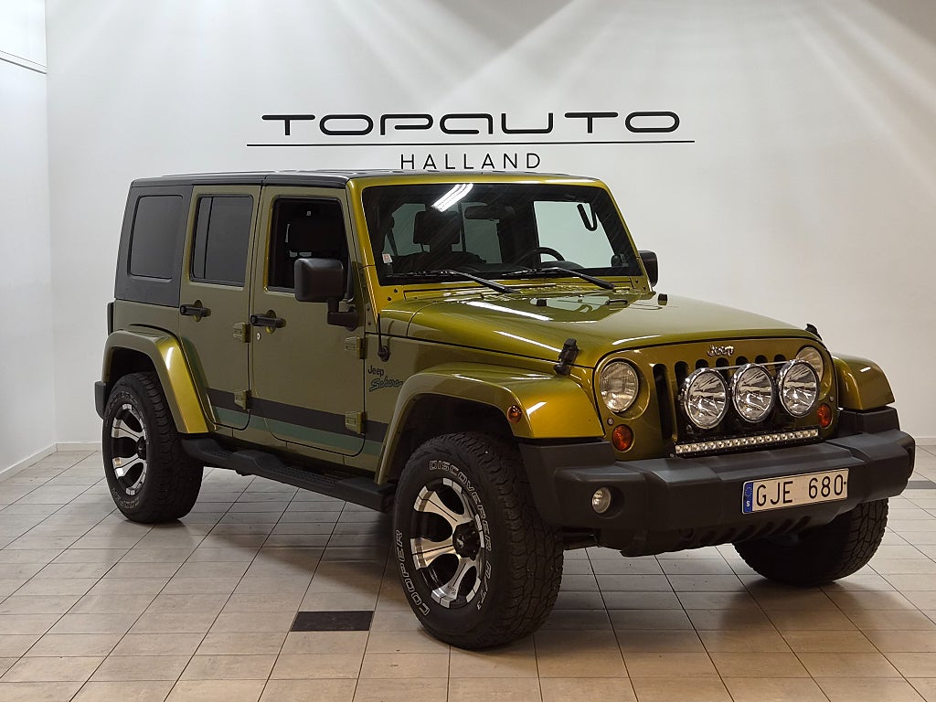 Jeep Wrangler Sahara Unlimited 3.8 V6 4WD |Sv-Såld|2-Brukare|Ny bes