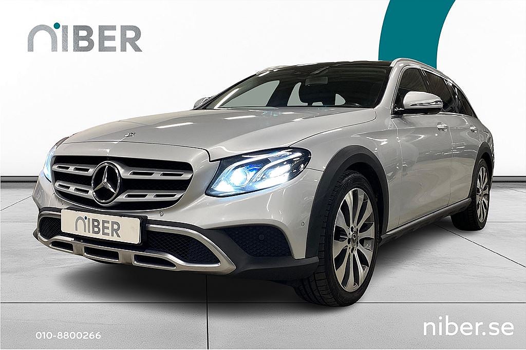 Mercedes-Benz E 220 D 4MATIC ALLTERRAIN, Drag, Motorvärmare, Burmeister, Läder, 