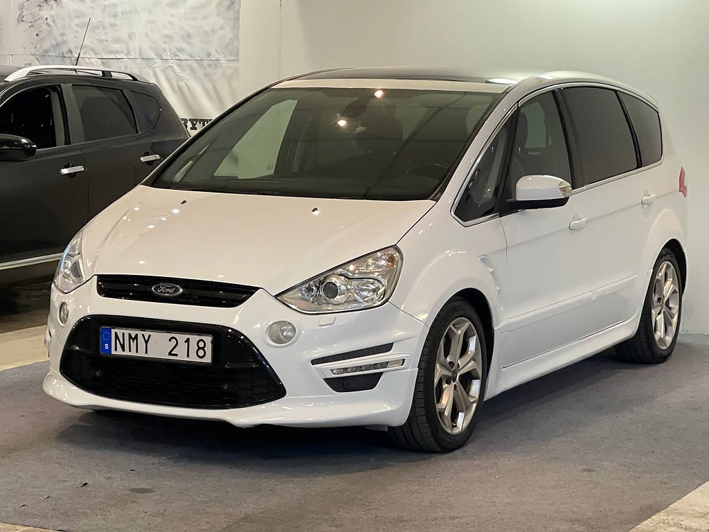 Ford S-Max 2.0 SCTI ECOBOOST AUTOMAT BUSINESS 7-SITS DRAG PANORAMAGLASTAK 