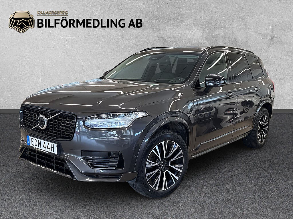 Volvo XC90 7-sits T8 AWD Ultimate Dark B-Värm 360 Drag Pano 456hk