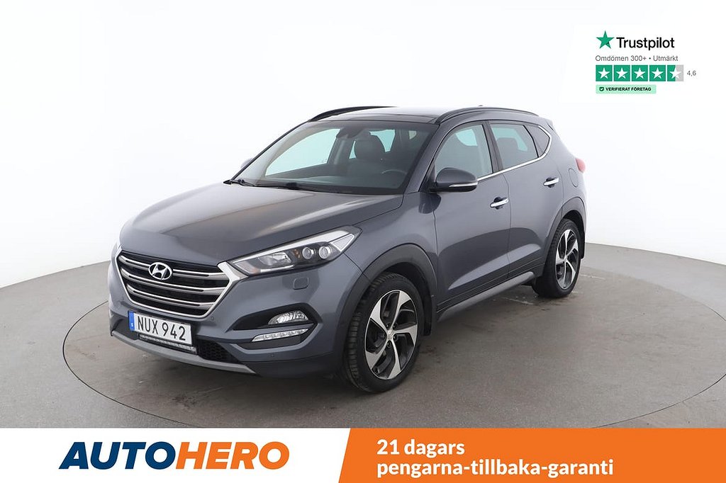 Hyundai Tucson Premium / NYSERVAD, Dragkrok, Panorama