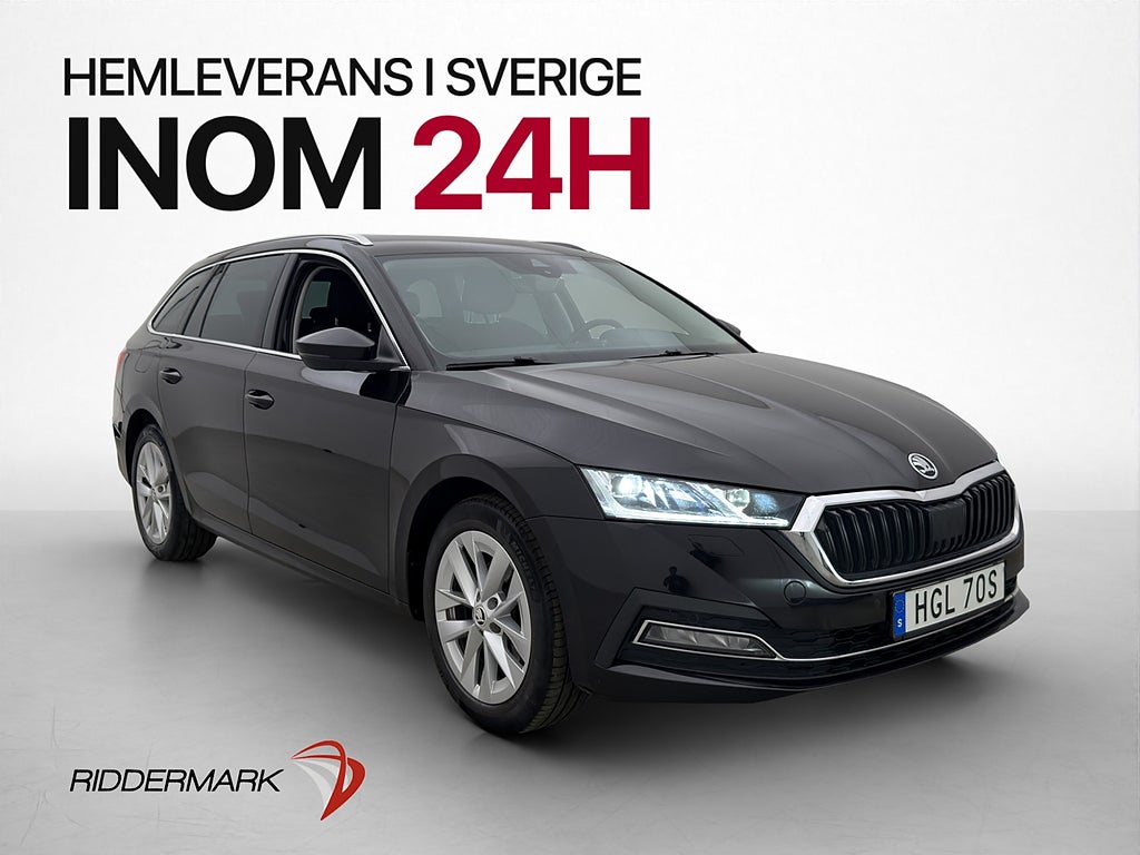 Skoda Octavia TSI 150hk Style Drag Kamera CarPlay Värmare