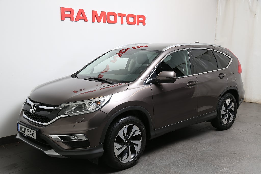 Honda CR-V 2,0 i-VTEC 155hk Executive Aut Skinn Panorama Drag 2015