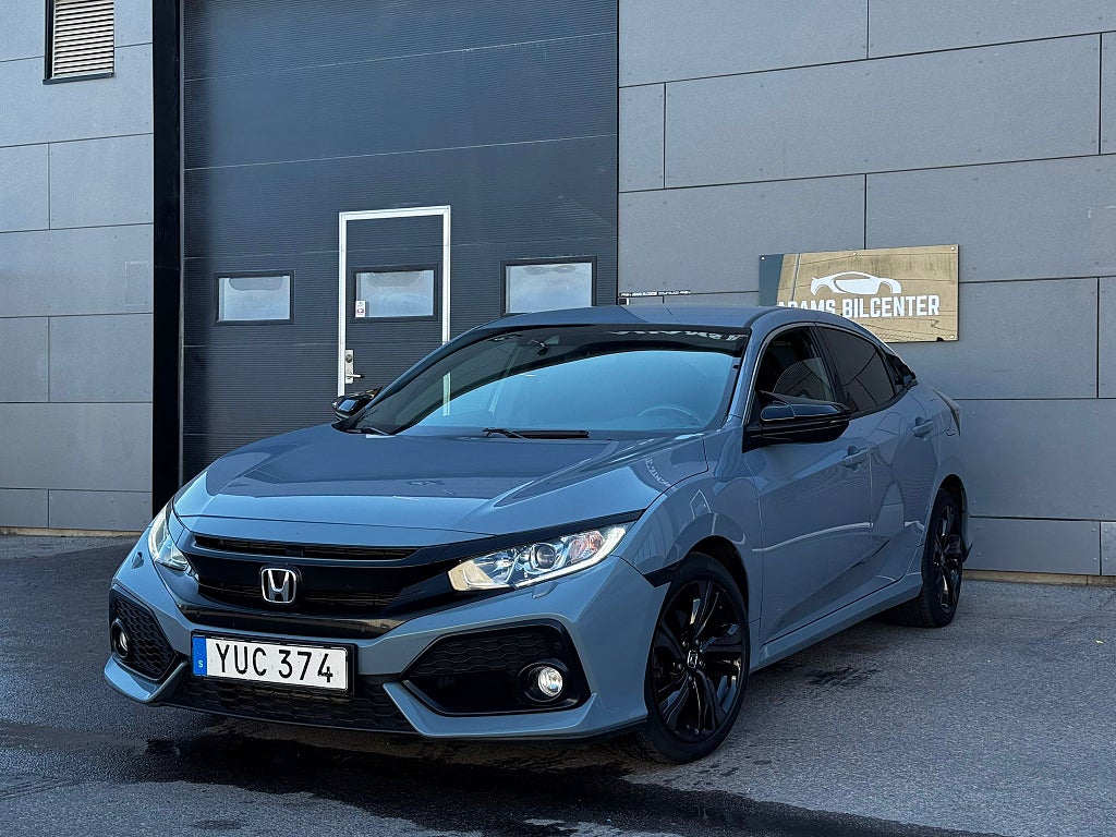 Honda Civic 5-dörrar 1.0 CVT Elegance Euro 6 ny besiktigad
