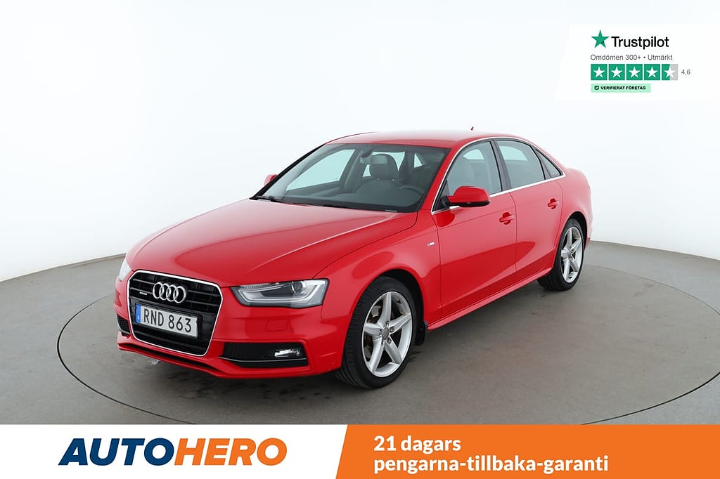 Audi A4 Sedan 2.0 TDI Quattro / Värmare, Dragkrok, PDC
