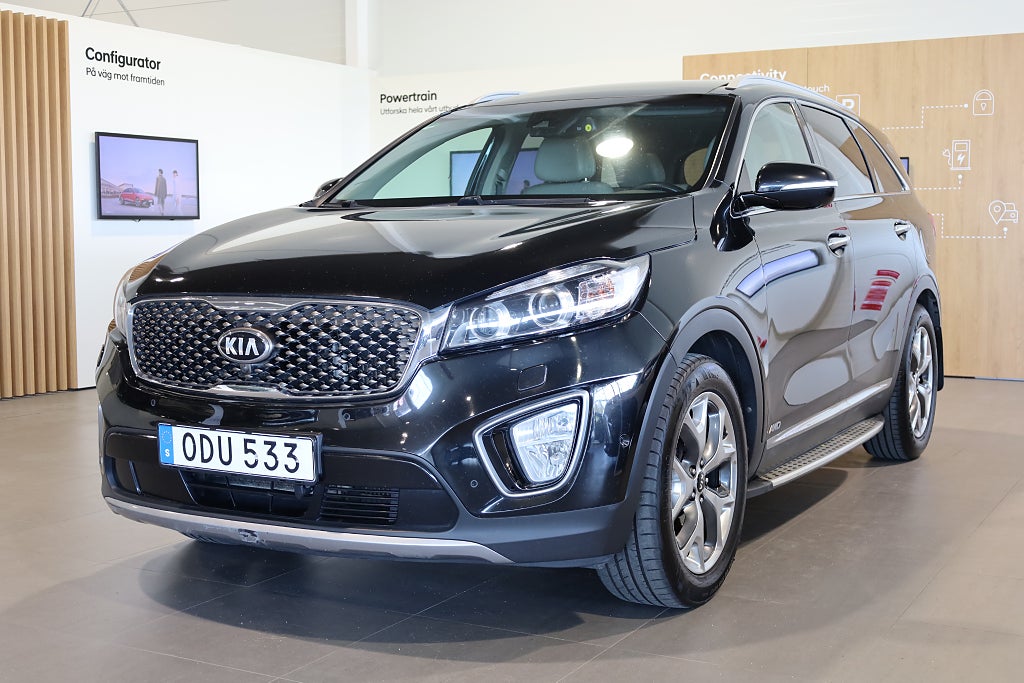 Kia Sorento 2.2 CRDi AWD AUT Drag M-Värme Pano 360 Navi Läder 7-sit 2016