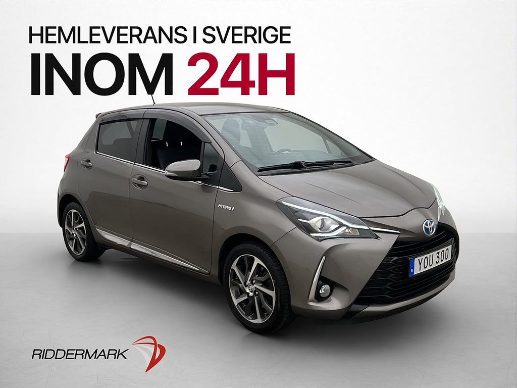 Toyota Yaris Hybrid e-CVT Executive Backkamera Halvskinn