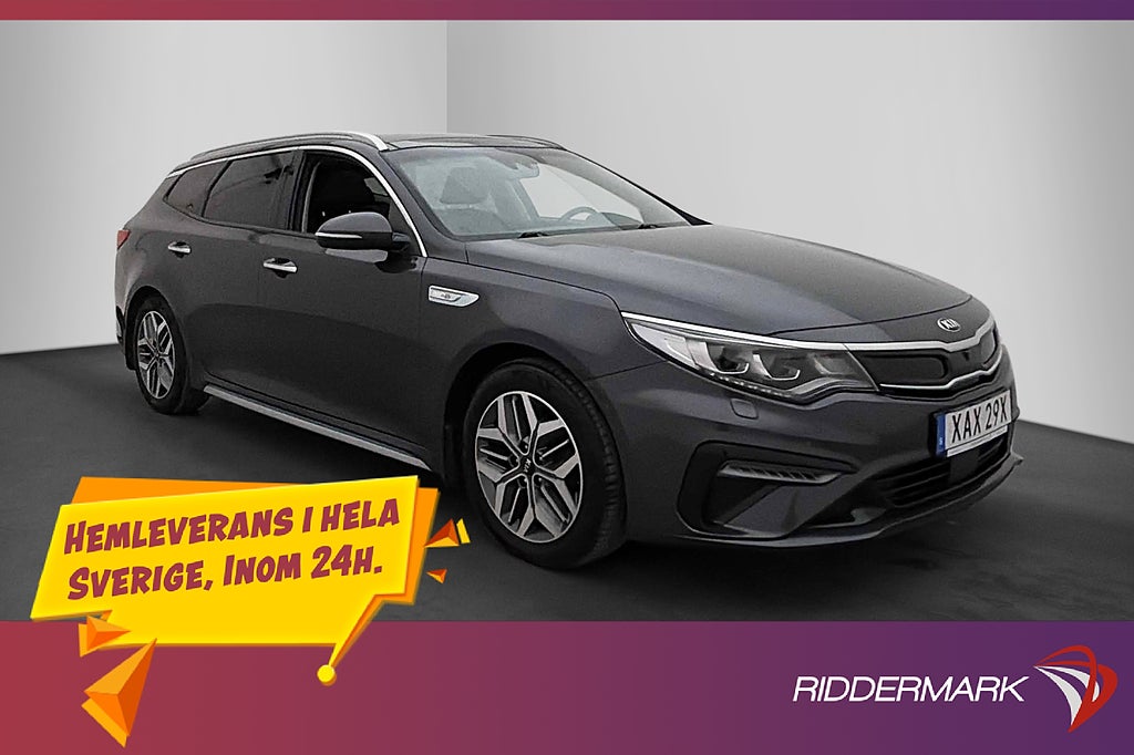 Kia Optima Plug-in 205hk Advance Plus Pano H/K Dragkrok 360°