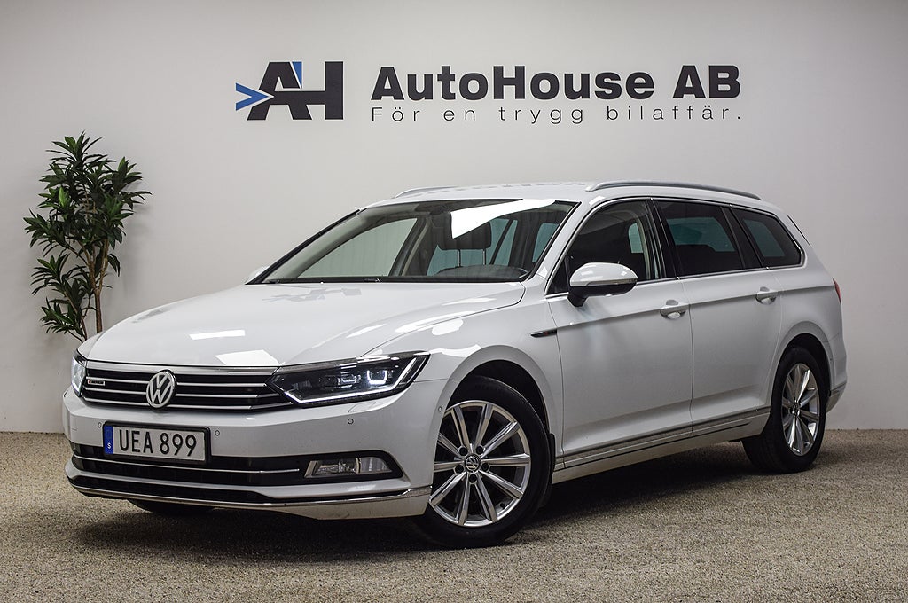 Volkswagen Passat Sportscombi 2.0 TDI 4M GT 190HK Värmare Drag Skinn