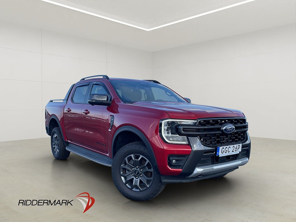 Ford ranger Wildtrak e-4WD Värm Cockpit Skinn Drag B&O MOMS