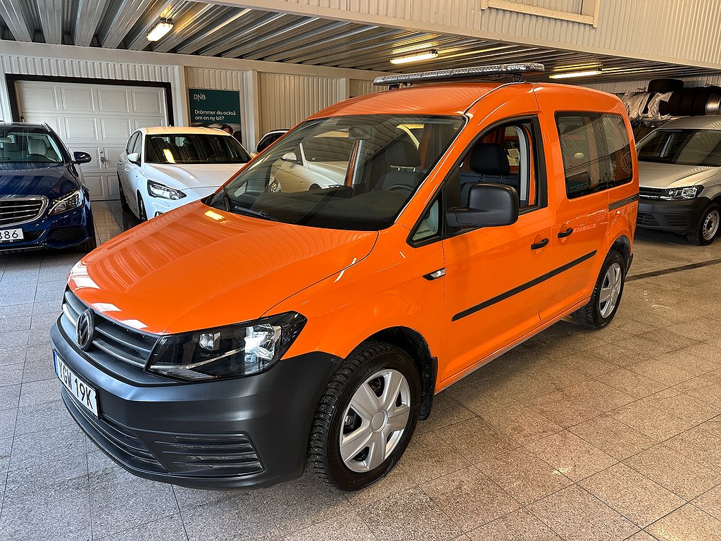 Volkswagen Caddy 2.0 TDI DSG Endast 1080mil 1 ägare Momsbil