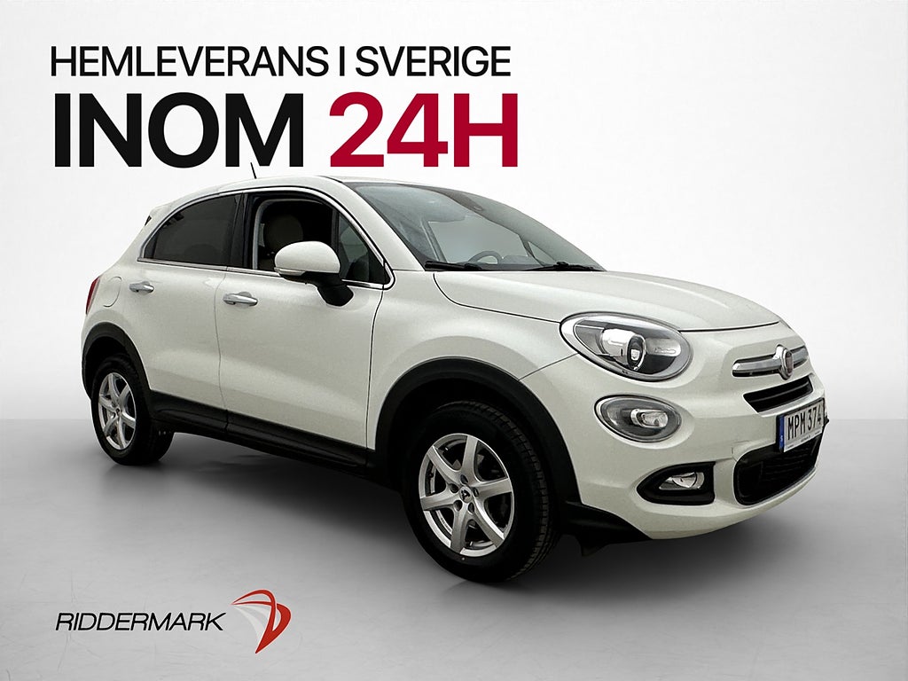 Fiat 500X 1.4 140hk Lounge Kamera Halvskinn Navi Keyless