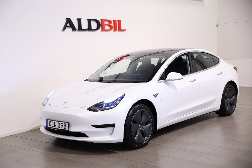 Tesla Model 3 Standard Range Plus 258hk RWD / Drag / Pano / Läder