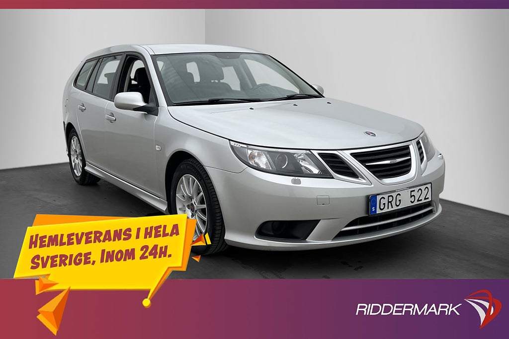 Saab 9-3 SportCombi TTiD 160hk Linear Dragkrok Två-Brukare