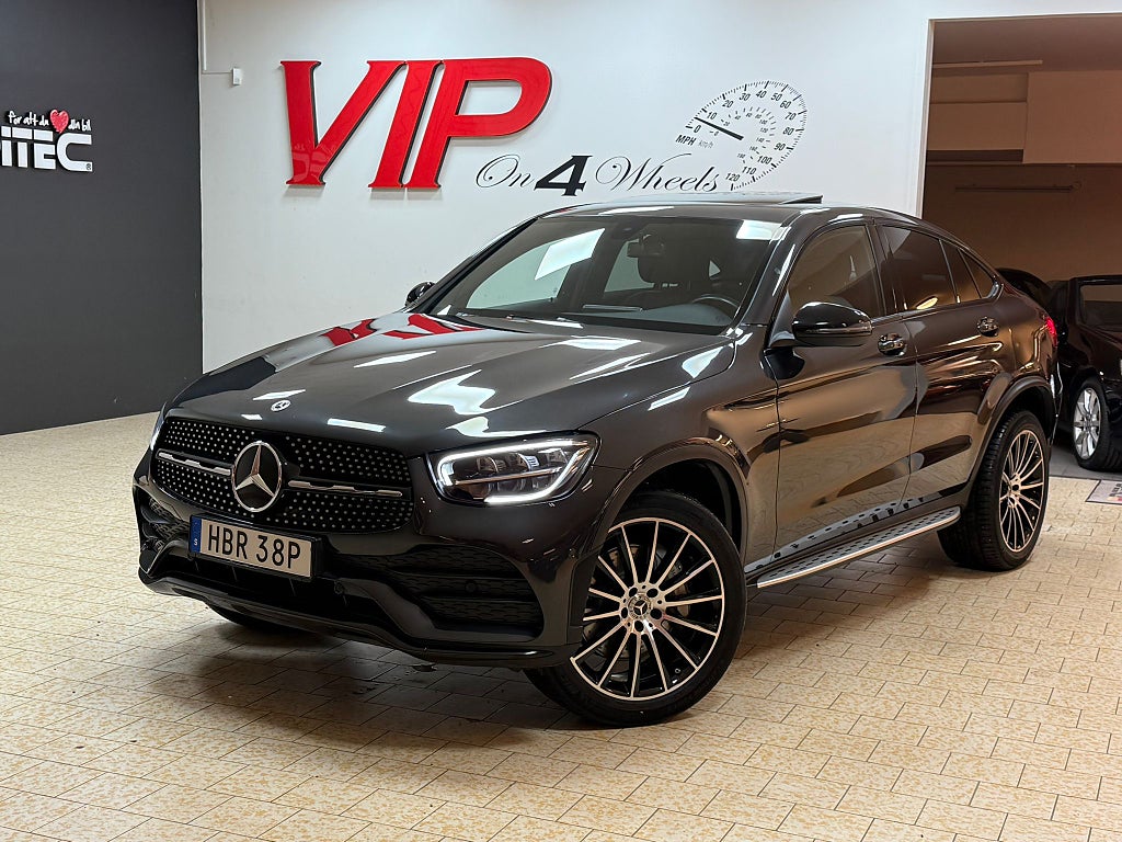 Mercedes-Benz GLC 300 de Coupé 4MATIC 9G-Tronic Navi Värmare AMG Line 