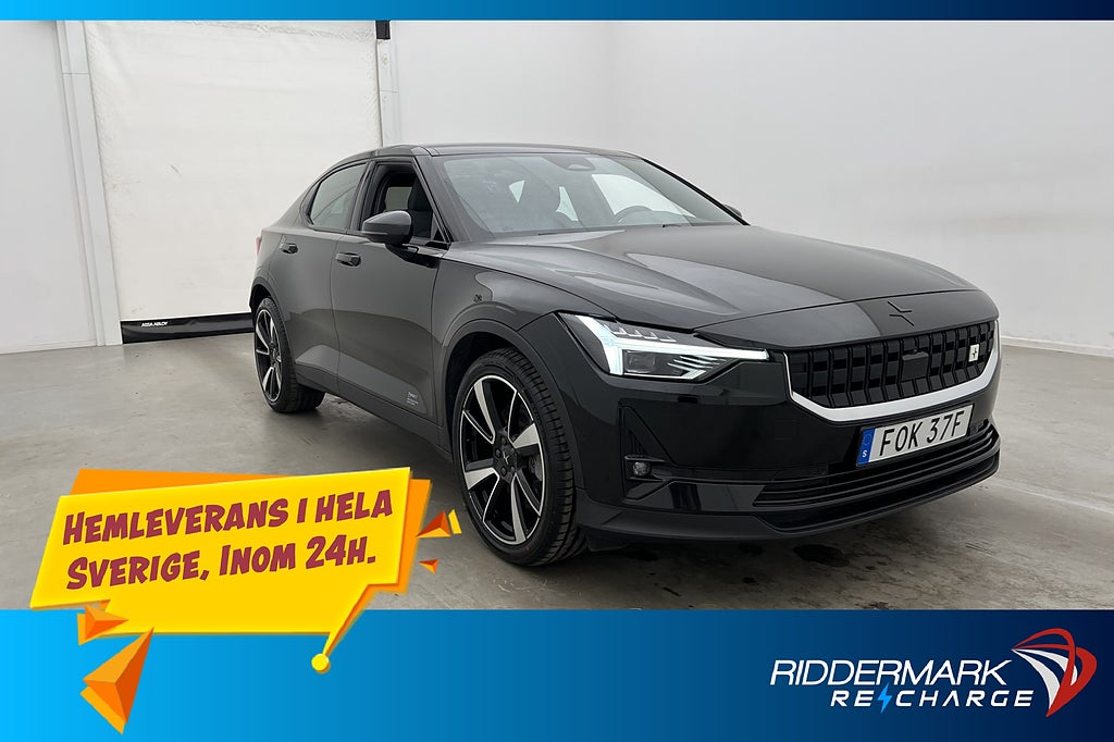 Polestar 2 Long Range 408hk AWD Pilot Plus Värm Pano H/K