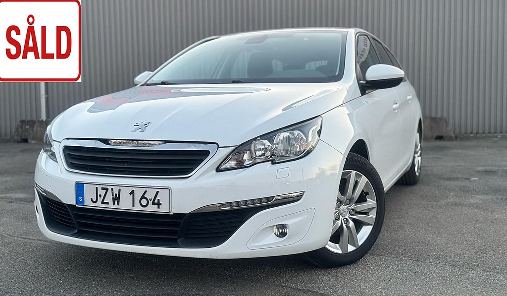 Peugeot 308 SW 1.2 PureTech Active|Ny-kamrem|Ny-Serv|Besiktad|SÅLD|