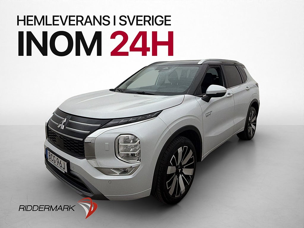 Mitsubishi Outlander PHEV AWD 306hk Panorama Dragkrok MOMS